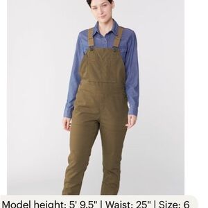 Women's Brown Overalls